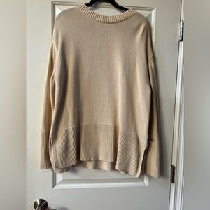 GAP Beige Women's Crewneck Sweater